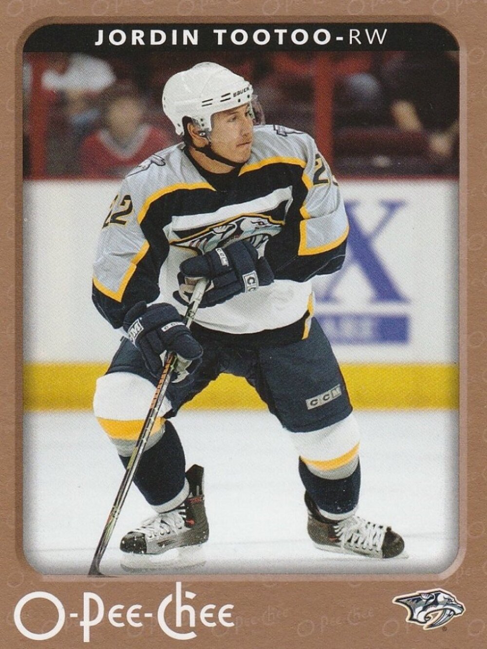 Jordin Tootoo - 2006/2007 O Pee Chee Hockey Card
